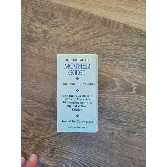 Little Treasury of Mother Goose‎ set of 6 vintage childrens nursery books #7 - Picture 2 of 4